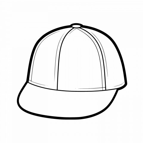 Transparent PNG & SVG Hat Template - Free Vector Download