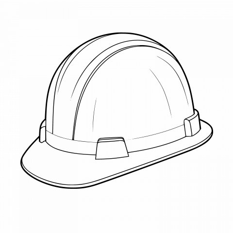 Image Template: Hard Hat Drawing Clipart - Free PNG, SVG