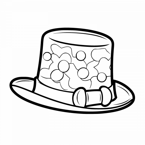 Leprechaun Hat Drawing Template Clipart - Free Download SVG & Transparent PNG