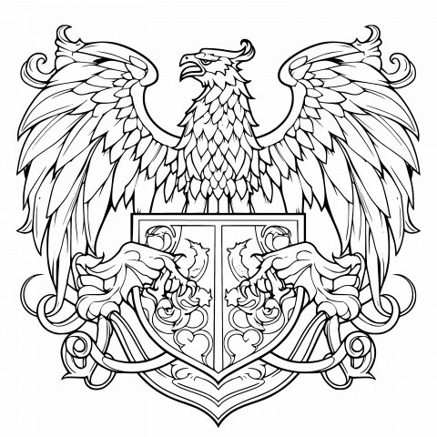 Heraldic Crest Template - Free Download SVG and Transparent PNG